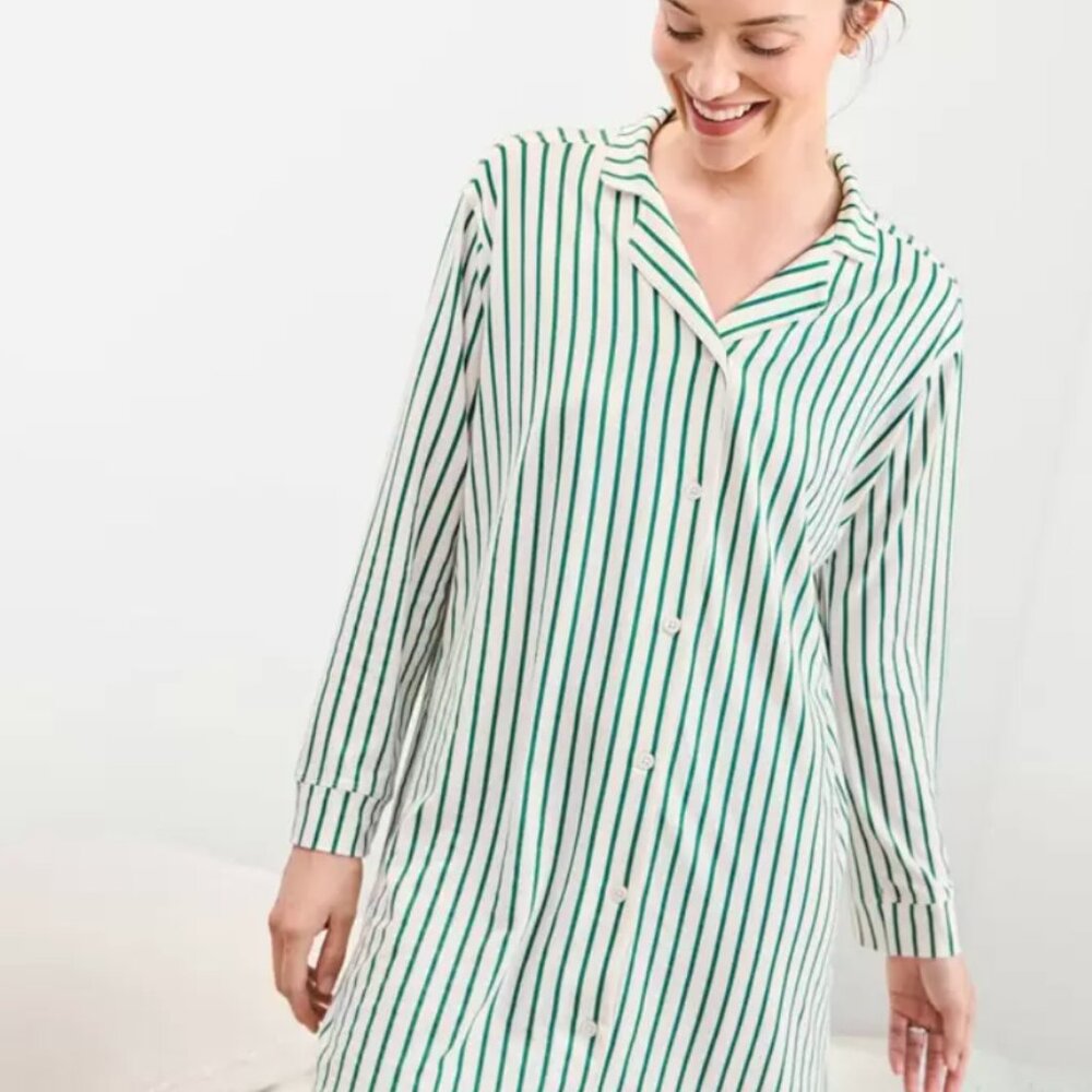 Hanna Anderson Long Sleeve Nightshirt NWT